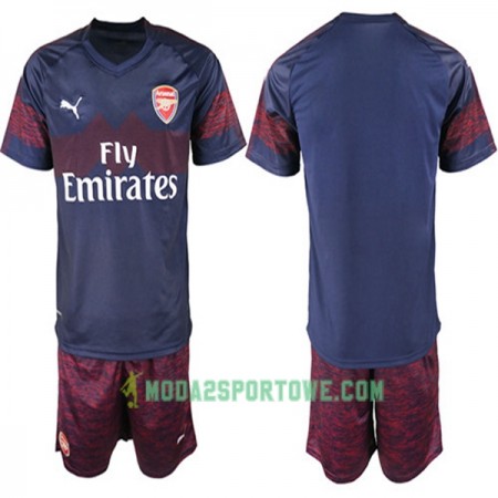 Koszulka Arsenal Dziecięcy Wyjazdowe Stroje Piłkarskie 2018-2019 Krótki Rękaw